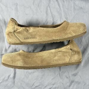 Birkenstock Celina Brown Tan Ballet Slip On Flats Women's Size 6 EU 36 Shoes